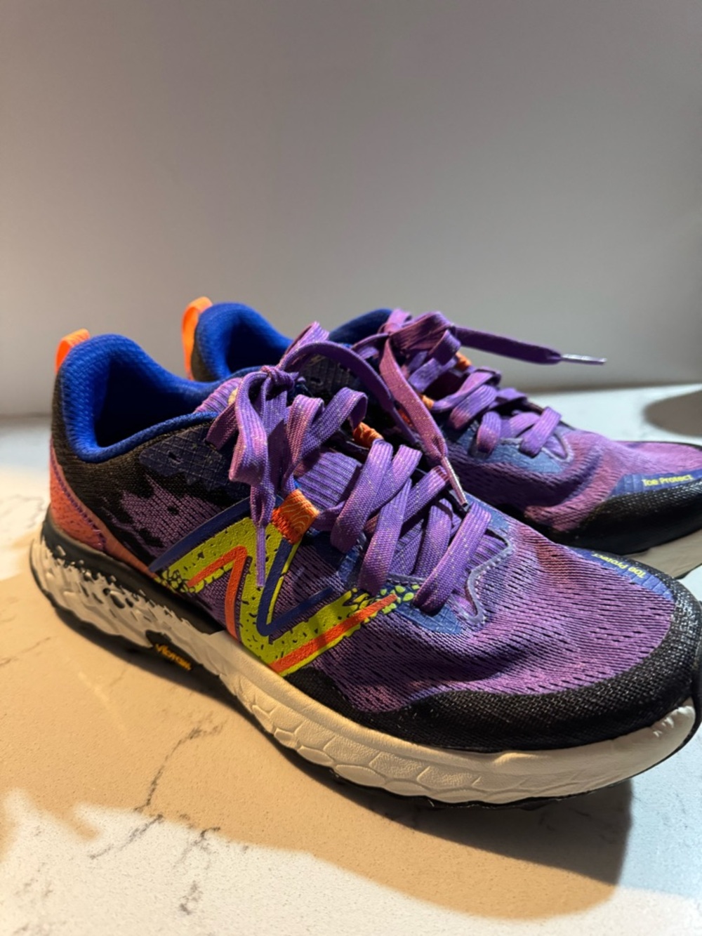 New Balance Purple and Orange Athletic Shoes - Lightweight Comfort